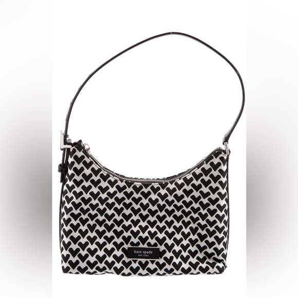 kate spade Handbags - Kate Spade Sam Icon Modernist Hearts Small Shoulder Bag EUC 88